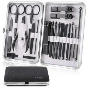 New Manicure Set 19pcs Stainless Steel Professional Nail Clippers Pedicure Set